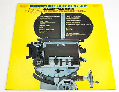 Living Strings Raindrops Keep Fallin' On My Head 33 RPM LP Record RCA Y Foto 1 de 4