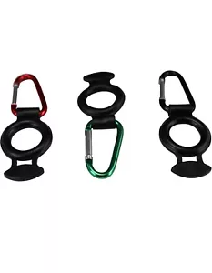 Water Bottle Holder With Carabiner Clip Silicone For Outdoor Camping,BackpackNEW - Picture 1 of 5