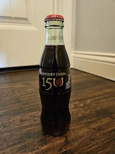 Limitierte Auflage 150. Kentucky Derby Coca-Cola Mini Flasche 7 cm groß - Bild 1 von 3