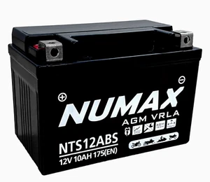 NUMAX NTS12ABS MOTORBIKE / QUAD BATTERY ( YT12A-BS ) - Picture 1 of 6