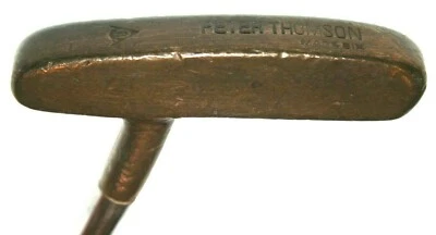 Dunlop Peter Thomson Mark Six putter with 36" shaft fitted with rubber grip - Image 1 of 4