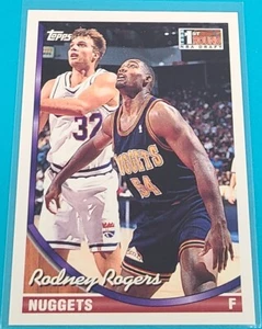 1993 Topps    DPK, RC #287 Rodney Rogers Denver Nuggets Basketball Card A6 - Picture 1 of 2