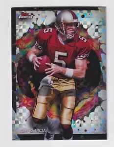 2024 Topps Finest RARE CHECKERBOARD REFRACTOR #239 JEFF GARCIA 49ers - Bild 1 von 2