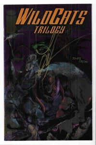 WILDCATS Trilogy #1 IMAGE COMIC BOOK Jae Lee GOLD AUTOGRAPHED SIGNED DF COA 1993 - Picture 1 of 3