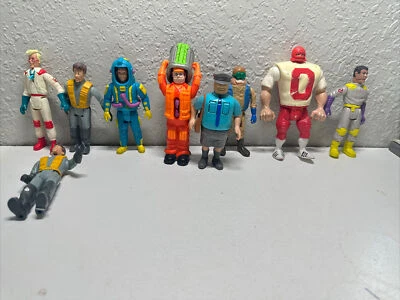 Lote de 9 bonecos vintage da década de 1980 Real Ghost Buster - Imagem 1 de 4