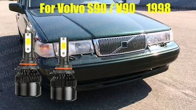 Kit de faros LED para Volvo S90/V90 1998 9006 HB4 blanco CREE bombillas haz bajo Foto 1 de 4
