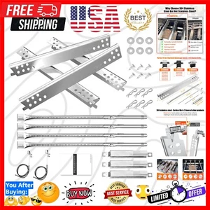 All-in-One Stainless Steel Grill Parts Kit for Charbroil 4 & 3 Burner Models - Picture 1 of 8