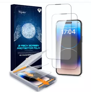 2 Pack Screen Protector for iPhone 14 Pro Max 6.7 inch,Auto Dust-Elimination - Picture 1 of 1
