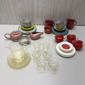50+ PCS VTG BANNER RUSSEL WRIGHT IDEAL DAPOL WORCESTER WARE Child Dish Sets USA - Picture 1 of 24