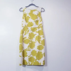 Abito Hobbs London Cleo in avorio lemondrop tubino donna taglia 6 bianco verde - Foto 1 di 15