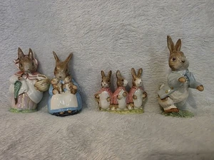 Beatrix Potter Mrs Rabbit Peter Rabbit Flopsy Mopsy &Cottontail Mrs Rabbit - Picture 1 of 5