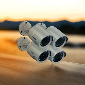 ANNKE 4 piezas 1080p Video CCTV Cámara de Seguridad 2MP Exterior EXIR Visión Nocturna IP66 - Imagen 1 de 1
