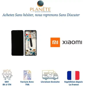 Ecran LCD et Vitre Tactile Oled avec Châssis Noir pour Xiaomi Poco F3 - Imagen 1 de 1