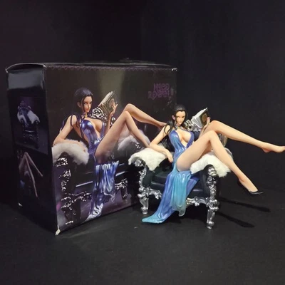 Nico Robin One Piece Figure Sexy sul Trono con Scatola – Replica 22cm - Immagine 1 di 4