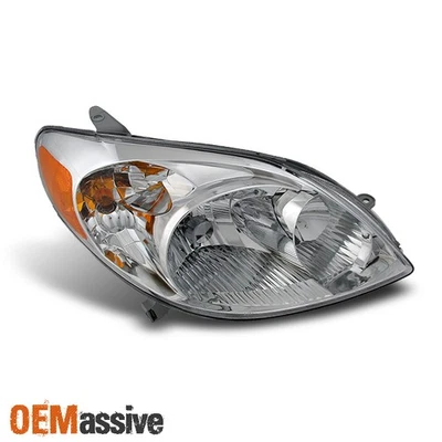 Compatível com 03-08 Toyota Matrix faróis âmbar transparente passageiro/lado direito substituição - Imagem 1 de 4