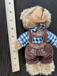 Hofbrauhaus Teddy Bear Plush toy  Munich Fanny Beer Oktoberfest Collector (GR177 - Picture 1 of 9