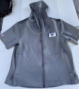 Nike Size XXL Las Vegas Raiders Sideline Repel Short Sleeve Hoodie High Quality - Picture 1 of 16