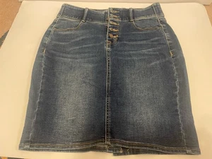 Neu ohne Etikett Apt 9 Kohls blau Denim kurzer Rock Größe 4 - Bild 1 von 4