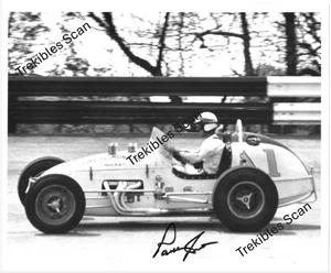 Foto autografiada de Parnelli Jones en Salem Indiana 1963 8x10 (077)  - Imagen 1 de 1