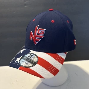 New Era 39Thirty NEC Stars & Stripes Cap Large-X Large MLB Navy Red White Hat - Picture 1 of 5
