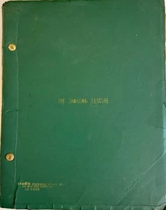 The Shanghai Gesture - Broadway Script - 1974 Kopie vorgeschlagen für Lana Turner - Bild 1 von 4