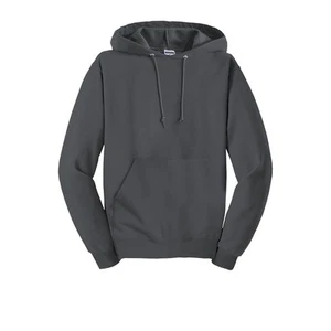 Jerzees 80Z Hooded Pullover CHARCOAL MD - Picture 1 of 2