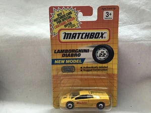 MATCHBOX Mb-22 LAMBORGHINI DIABLO USA ISSUE - ON CARD - Picture 1 of 3
