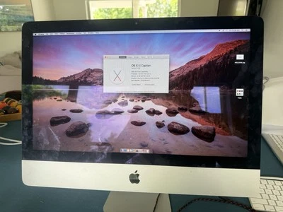 Apple iMac 21.5 inch Late 2015 A1418 2.8GHz Intel Core i5 8GB RAM, 1TB HDD - Image 1 of 3