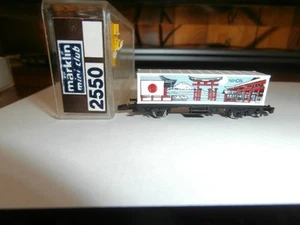 MARKLIN MINI-CLUB Z-SCALE #2550 BOXCAR-NIHON - Picture 1 of 6