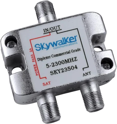 - Коаксиальный диплексор коммерческого класса, 5-2300 МГц - Изображение 1 из 4