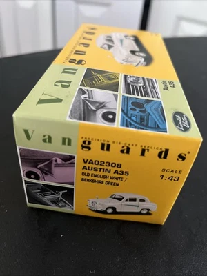 1/43 Vanguards Austin A35 Inglés Antiguo Blanco/Verde Berkshire Foto 1 de 3
