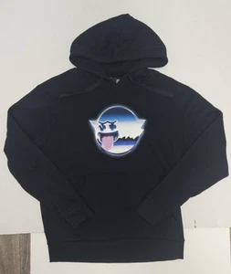 PINK + DOLPHIN Herren Ghost Boo Mario Bros schwarz Fleece Hoodie Sweatshirt Gr. L - Bild 1 von 5