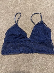 Victoria’s Secret Bralette blau Spitze Gr. XS Lounge - Bild 1 von 7