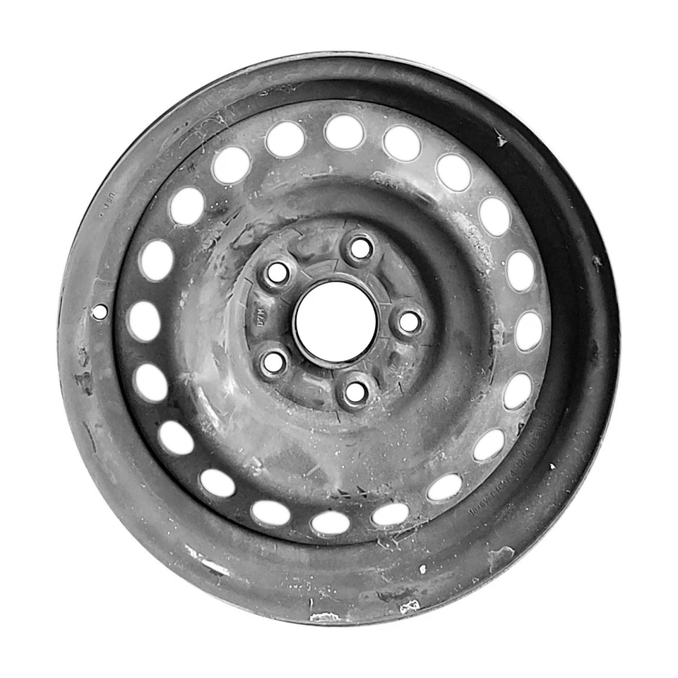 64051 Reconditioned OEM 15x6.5 Black Steel Wheel fits 2013-2015 Honda Civic - Image 1 of 1