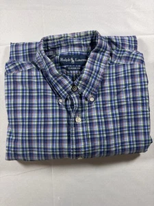 Ralph Lauren Men’s XL Multicolor Plaid Classic Fit Long Sleeve Button Down Shirt - Picture 1 of 9