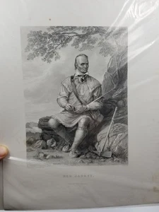 1850'S AMERICAN EXPLORATION EASTMAN ETCHING RED JACKET - Picture 1 of 9