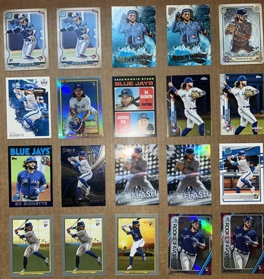 Bo Bichette 28 Card Lot RC’s•refractors•inserts•chrome•heritage Investor Lot! - Image 1 of 4