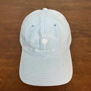 Gorra Sewee Outpost Awendaw SC azul claro algodón ajustable talla única - Imagen 1 de 6