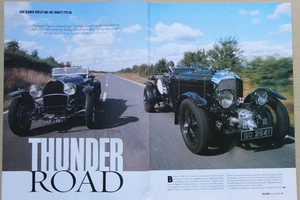 Original CC 2002 extract mag article: 1930 BLOWER BENTLEY & 1931 BUGATTI TYPE 50 - Picture 1 of 2