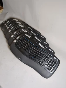 Logitech K350 lotto 6 tastiere wireless onda nera senza unificazione ricevitore USB dongle - Foto 1 di 14