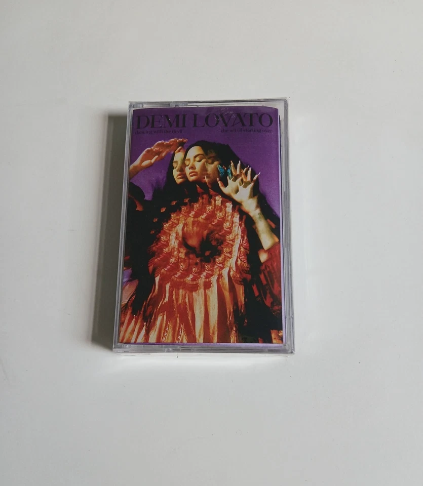 DEMI LOVATO DANCING WITH THE DEVIL ART OF STARTING OVER CASSETTE TAPE NEW SEALED - Image 1 of 2