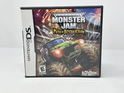 Monster Jam: Path of Destruction (Nintendo DS, 2010) CIB - Image 1 of 4