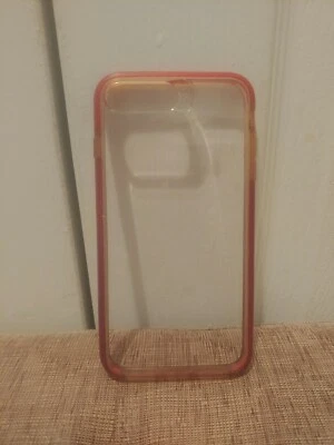 Gear4 D30 Piccadilly Hybrid Case for iPhone 8 Plus/7 Plus Clear/Orange rose Gold - Image 1 of 4