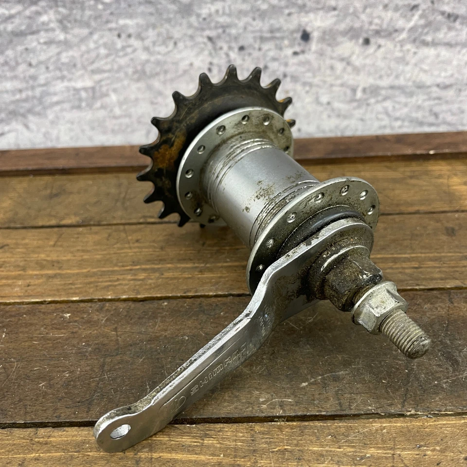 Vintage Shimano BMX Coaster Brake Hub 28h D Type Muscle Bike  28 Hole 2  110 mm - Image 1 of 4