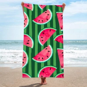 Beach Towel Microfiber Beach Towels Oversized Quick Dry 59" x 28" Sand Proof ... - Picture 1 of 9