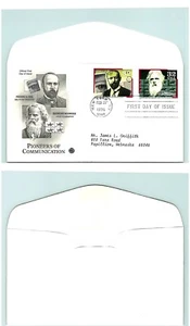 S01-4365, PIONEERS OF COMMUNICATION, FREDERIC E. IVES & E. MUYBRIDGE, PCS FDC - Picture 1 of 1