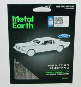 Fascinations Metal Earth 1965 Ford Mustang 3D Puzzle Metal Model Kit - Picture 1 of 5