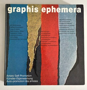 GRAPHIS EPHEMERA - Artist's Self-Promotion 1st Ed. 1980 WALTER HERDEG SWISS - Picture 1 of 9
