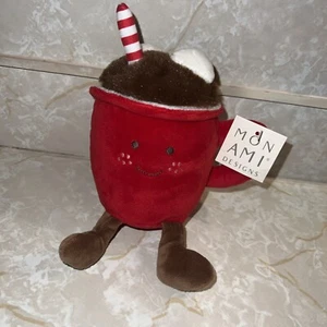 Mon Ami Red Cocoa Cup Mug Plush 2023, 4.5" - Picture 1 of 1