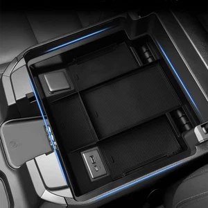 For 2022-2024 Chevy Silverado Center Console Storage Box Organizer Accessories - Picture 1 of 11
